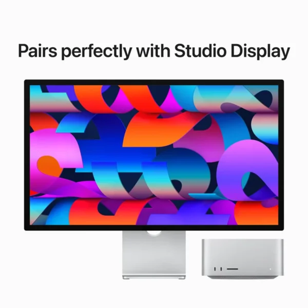 Apple Mac Studio – Apple M2 Chip Max / 32GB RAM / 512GB SSD / 12-core CPU / 30-core GPU / macOS Ventura / Silver / Middle East Version – [MQH73AB/A]