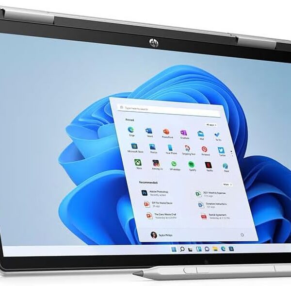 HP Pavilion x360 14-ek1001ne 2 In 1 834V8EA Touchscreen Laptop With 14-Inch Display, Core i3-1315U Processor/8GB RAM/256GB SSD/Intel UHD Graphics/Windows 11 Home English/Arabic Natural Silver