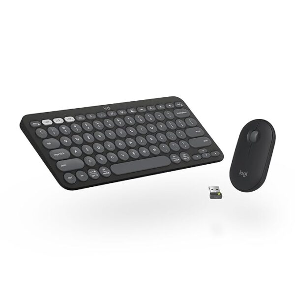 Logitech Pebble 2 Wireless Keyboard And Mouse Combo Black ARB