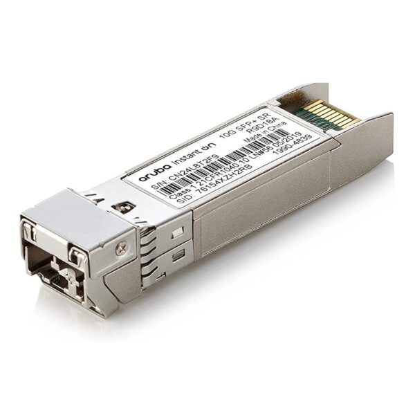 HPE R9D18A Aruba Instant On 10G SFP+ LC SR 300m OM3 MMF Transceiver