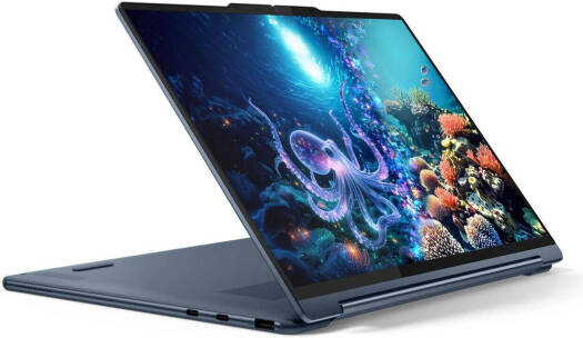 Lenovo YOGA 9 2in1 Aura Edition Laptop Intel Core Ultra 7 258V/32GB RAM/1TB SSD/Intel Arc Graphics/14" 2.8K WQXGA+ (2880x1800) OLED 120Hz/WINDOWS 11 Home - Cosmic Blue