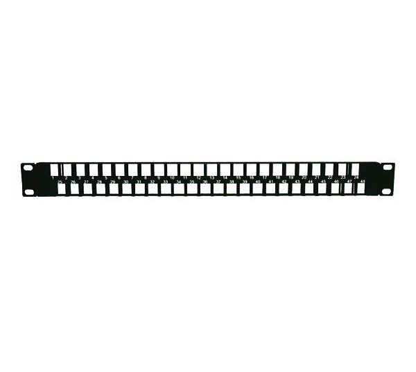 Kuwes STP CAT.7 48 port Keystone jack Type 48 PCS Patch panel with cable management