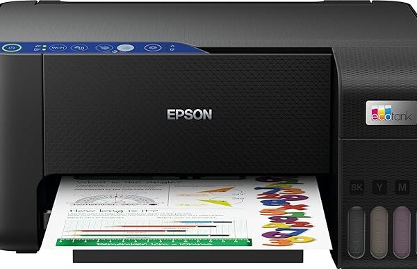 EPSON EcoTank L3252 INK 103 Home Ink Tank Multifunction Printer, A4, Color, 3-in-1 Printer With Wifi