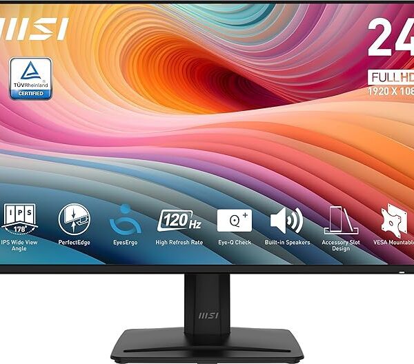 MSI PRO MP242A E2 24-inch IPS 1920 x 1080 (FHD) Gaming Office Monitor