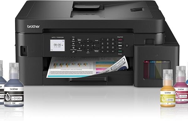 Brother Wireless All In One Ink Tank Printer, MFC-T930DW, Automatic Duplex Print & Scan, ADF, Touch Screen Panel, Network Connectivity, Compact Design