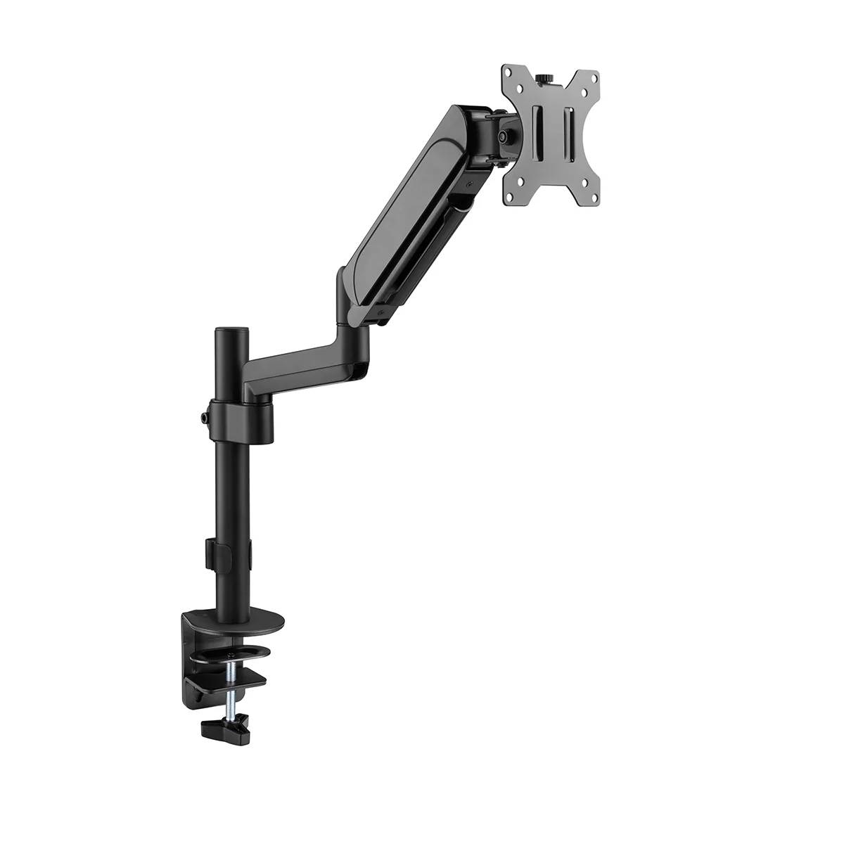 Gas Spring Monitor Arm801653c396172d79ee70988849df0a32 Gas Spring Monitor Arm801653c396172d79ee70988849df0a32 - SkillTech SH48-C012 Single Monitor Pole-Mounted Gas Spring Monitor Arm