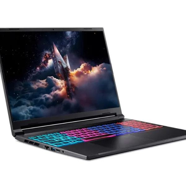 ACER NITRO V16S NH.QXDEM.001 | Intel Core 9 270H, 16GB RAM, 1TB SSD, 16" WQXGA IPS 180Hz, 8GB NVIDIA RTX5070, Win11 Home, Eng-Arab Keyboard, Black