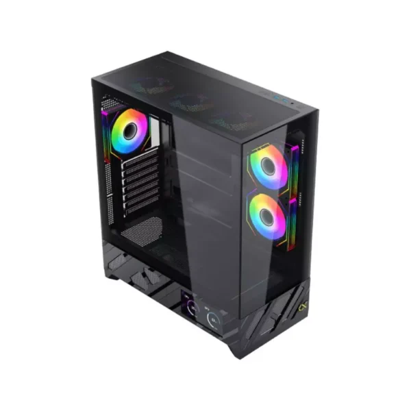Xigmatek Alphard Pro ARGB PWM 6 Inch LCD Tower Case - Black | EN48227