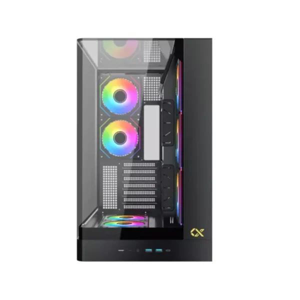 Xigmatek Pano II Tempered Glass E-ATX Case - Black | EN48418
