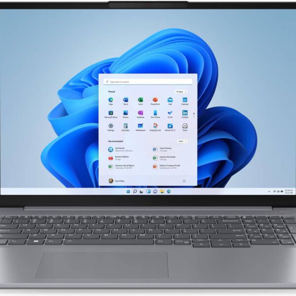 Lenovo ThinkBook 16 G6 IRL Laptop, 16" WUXGA IPS Display, Intel Core i3-1315U Processor, 8GB RAM, 512GB SSD, Intel UHD Graphics, Backlit English Keyboard, No OS, Arctic Grey | 21KH00K4EV