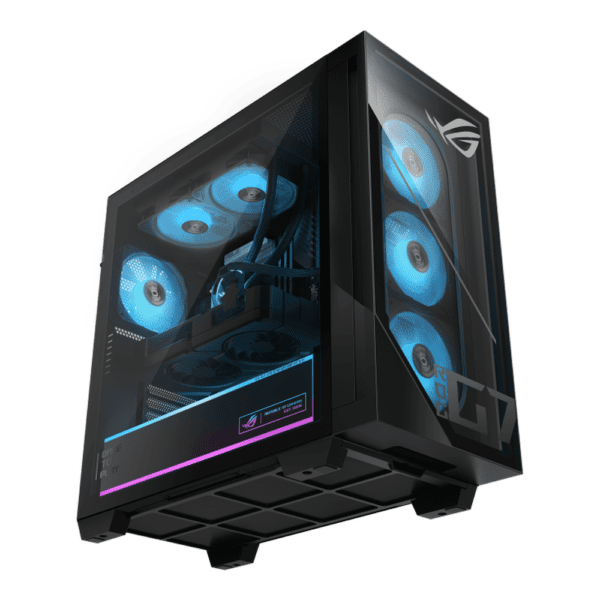 Asus ROG G700 Tower Gaming PC, Intel Core Ultra 7 265F Processor, 32GB RAM, 1TB SSD, 12GB Nvidia Geforce RTX 5070 PRIME Graphics Card, Windows 11 Home, 850W 80+ Gold Power Supply, Aura Sync RGB Tower Casing, RGB Wired Mouse & Keyboard Included, Black, 2 Year Warranty