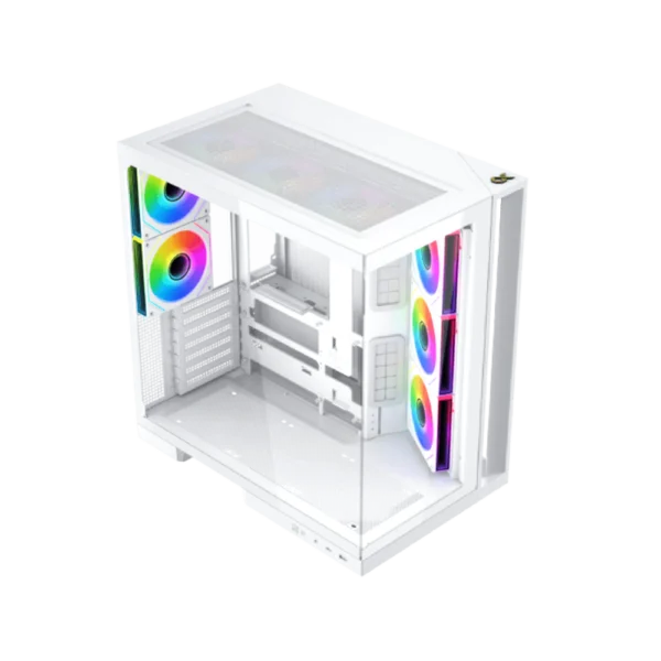 Xigmatek Aqua 7 Arctic Mid-Tower TG E-ATX Case > White