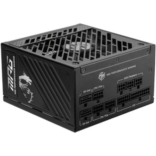 MSI MPG A1000GS 1000W PCIE5 Fully Modular 80 PLUS Gold Power Supply - Black | 306-7ZPFY18-CE0