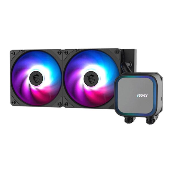 MSI MAG CORELIQUID A13 240mm AIO ARGB CPU Liquid Cooler - Black | 306-7ZWCA11-L80
