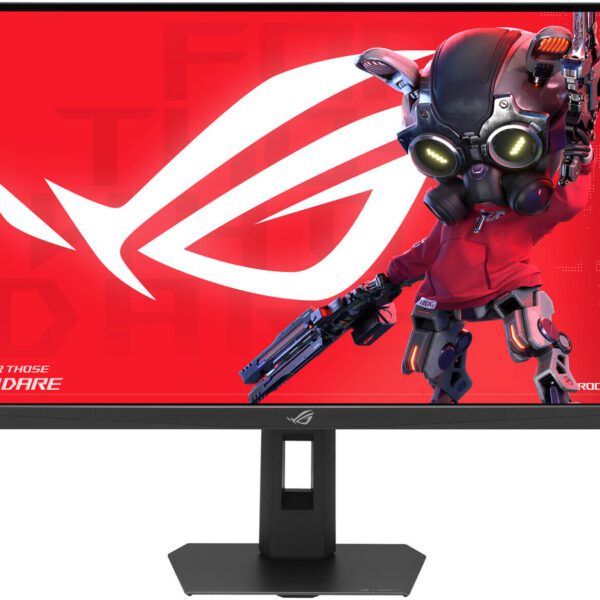 ASUS ROG Strix XG27JCG Gaming Monitor, 27" Fast IPS Display, 5K Resolution, Up to 330Hz Refresh Rate, 0.3ms Response Time, AMD FreeSync Premium & NVIDIA G-SYNC, Black | 90LM0CE0-B01371