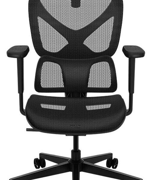 ThunderX3 YTC Mesh Ergonomic Office Chair, SYNC5 Multi-Functional Mechanism, Synchronous Tilt, 8D Total Adjustability, Breathable Mesh, Class 4 Gas Lift, Black | TEGC-3065001.11