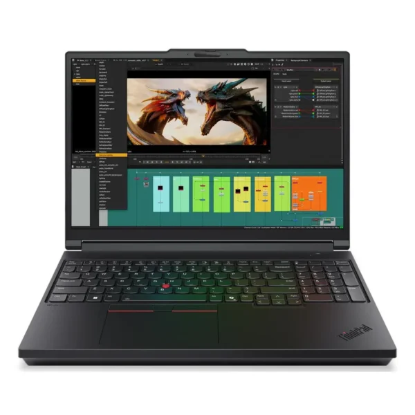 Lenovo ThinkPad P16 Gen 3 Mobile Workstation, Intel Core Ultra 9 275HX Processor, 64GB RAM, 1TB SSD, 12GB NVIDIA RTX PRO 3000 Graphics, 16" WQUXGA Display, Windows 11 Pro, Backlit English & Arabic Keyboard, 3 Year Warranty | 21RQ000NGR