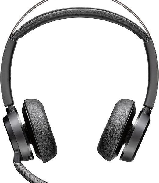 Poly Voyager Focus 2 Microsoft Teams USB-C to USB-C Headset + USB-C/A Adapter